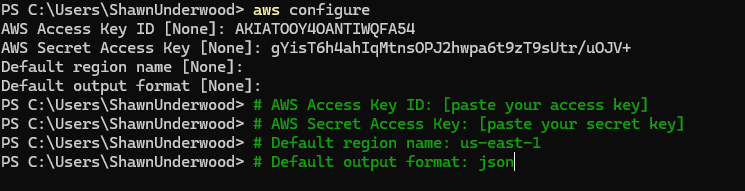 AWS Configure