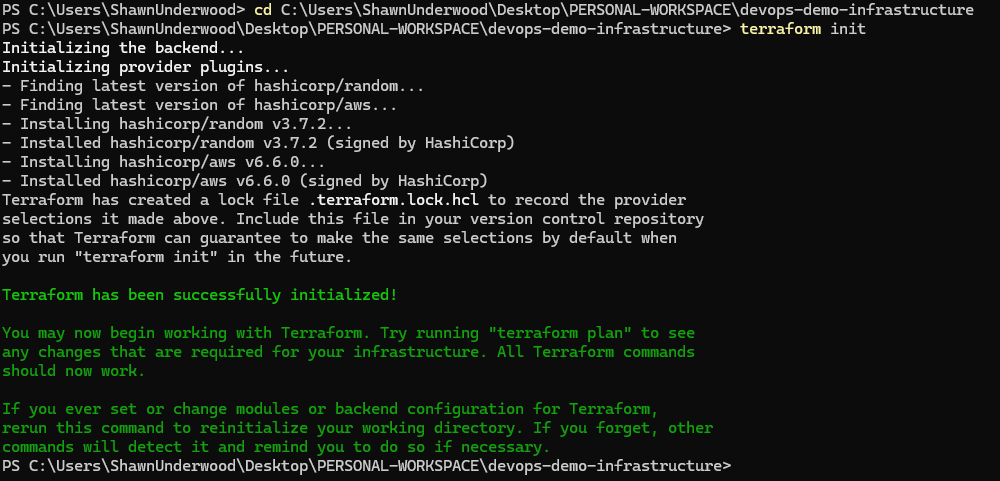 Terraform Init